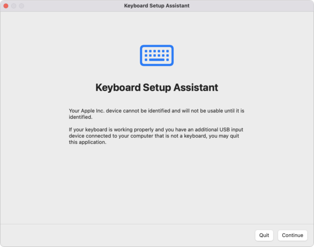 Keyboard Setup Assistant