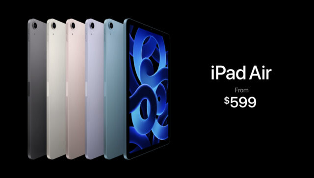 Prijzen voor de iPad Air beginnen bij $ 599
