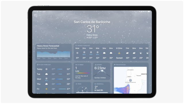 Weather for iPad