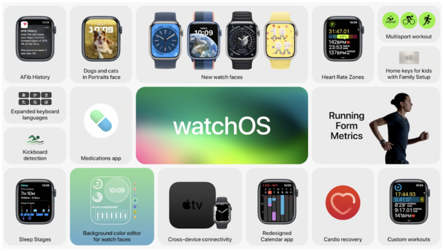 watchOS 9 features