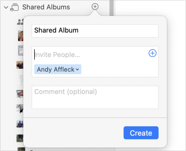 Andy Affleck toegevoegd aan een gedeeld album