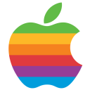 Apple six colors logo