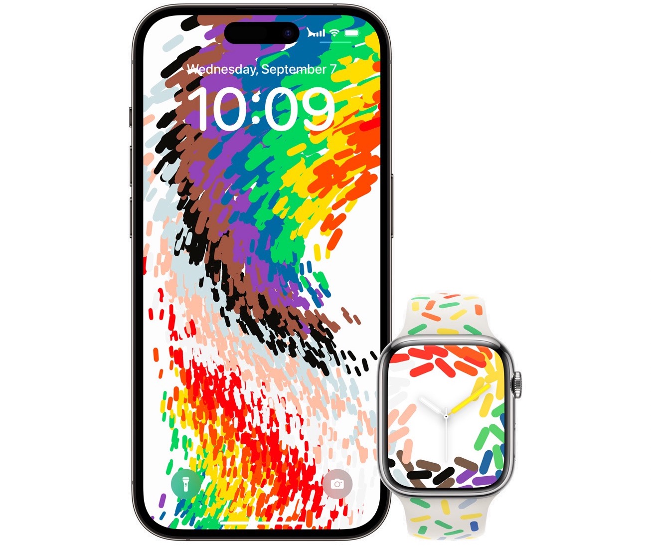 Pride Celebration wallpaper and watch face and Pride Edition Sport Band