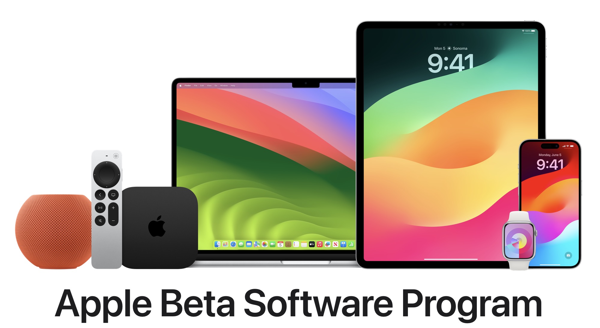 Apple's 2023 public beta operating systems