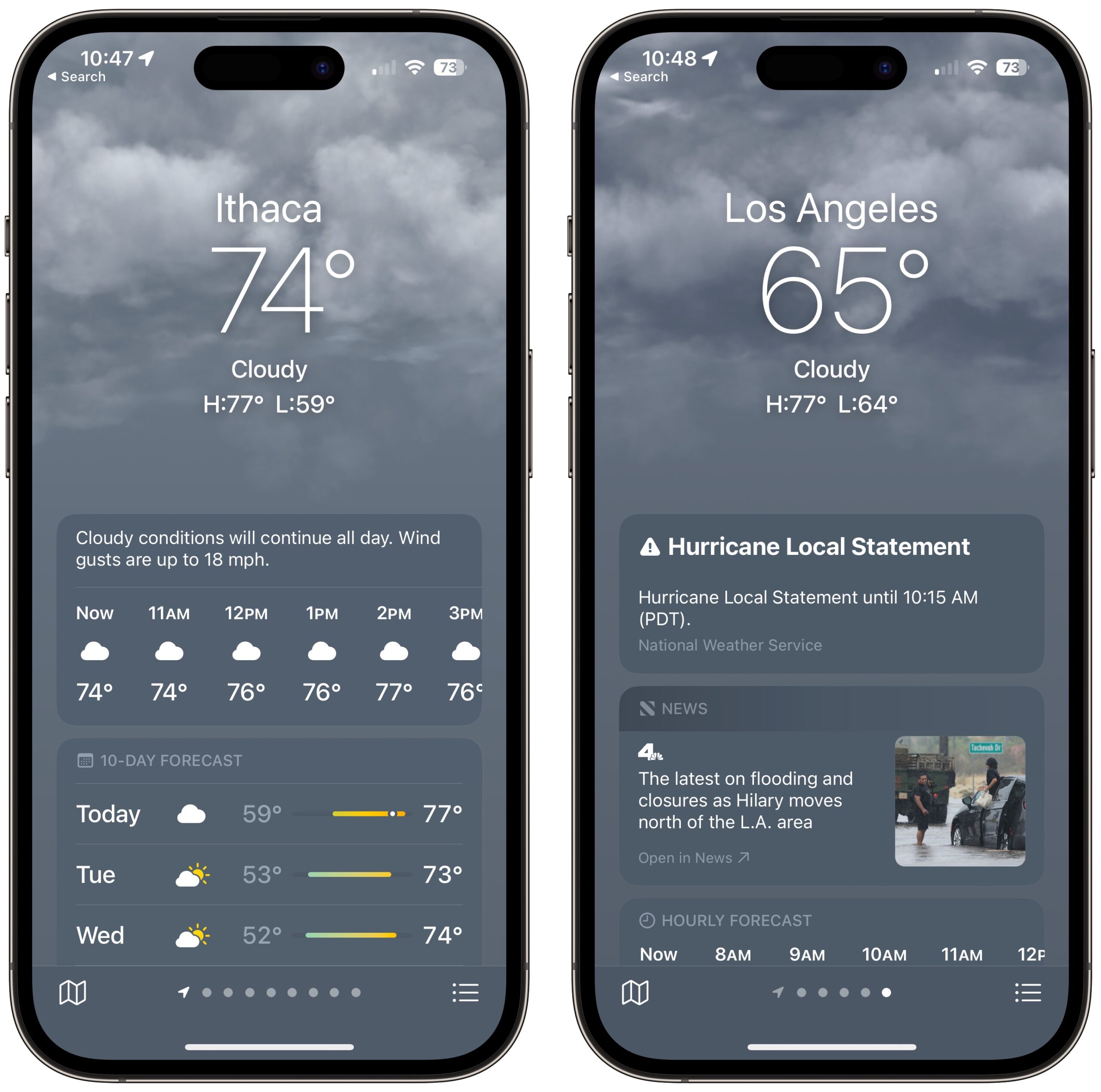 Apple's Weather app
