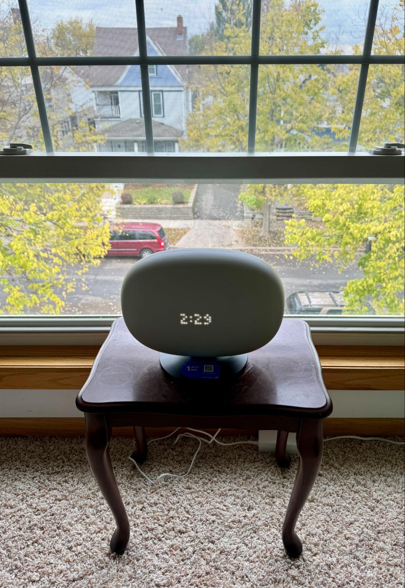 All-Fi Hub on table in window