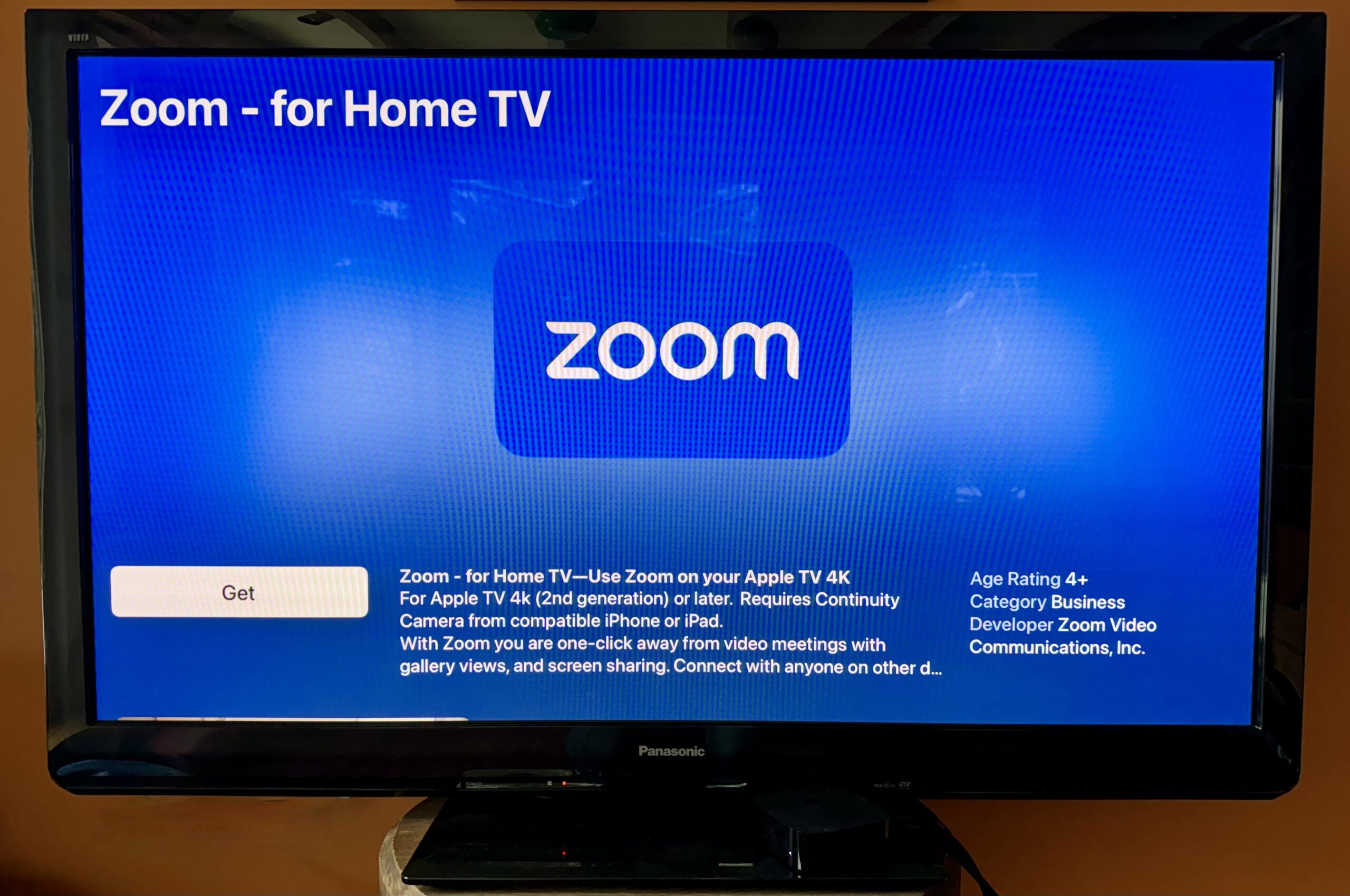 Zoom for Apple TV