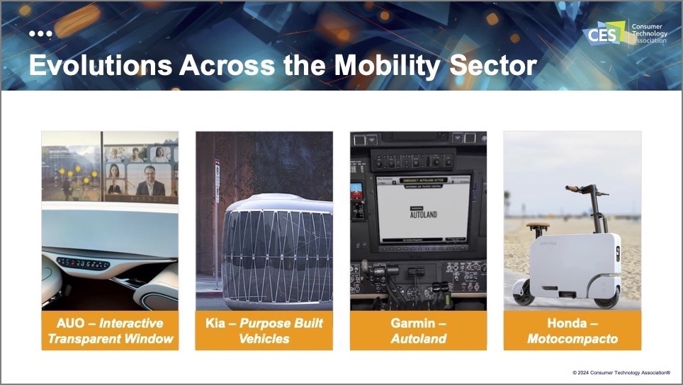 CES 2024 Tech Trends Evolutions across the Mobility Sector