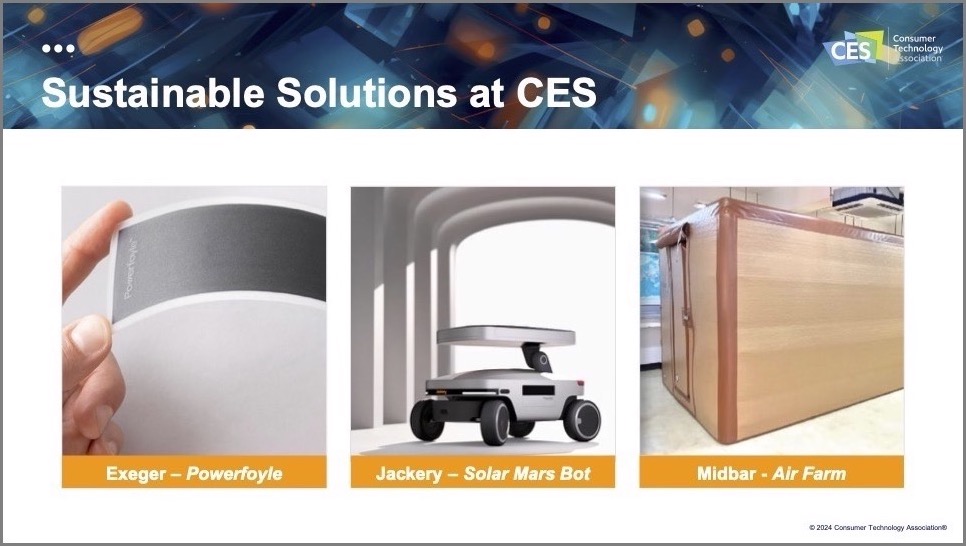 CES 2024 Tech Trends Sustainable Solutions at CES